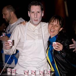 Mark Fite of 2 Headed Dog as The Milkman at TwentyWonder 2010.