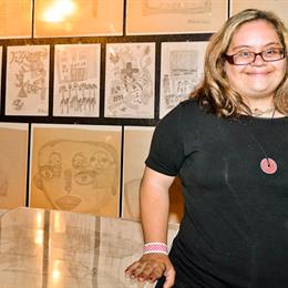 Art by Stephanie Tapu at TwentyWonder 2011.
