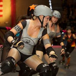 The Los Angeles Derby Dolls take on the San Diego Derby Dolls at TwentyWonder 2011.