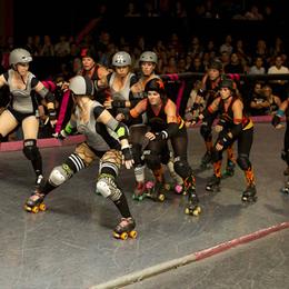 The Los Angeles Derby Dolls take on the San Diego Derby Dolls at TwentyWonder 2011.