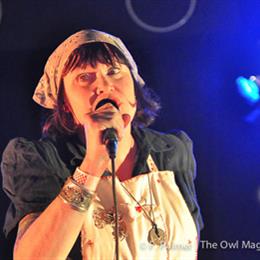 Exene Cervenka at TwentyWonder 2011. Photo by F. Palmer of The Owl Mag.