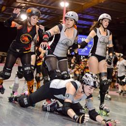 The Los Angeles Derby Dolls take on the San Diego Derby Dolls at TwentyWonder 2011.
