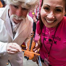UCLA Physicist David Saltzberg at TwentyWonder 2012. Photo by Sir Clicks-A-Lot.