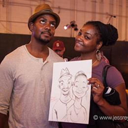 Caricatures by the Ego Killers at TwentyWonder 2012. Photo by Jess Reynolds.