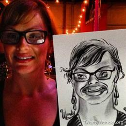 Caricatures by the Ego Killers at TwentyWonder 2013.