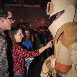Puppeteer Dennis Aiken at TwentyWonder 2014. Photo by Sam McCay.