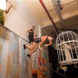 Off-the-Wall Trampoline Kings presented by Way 2 Much Entertainment at TwentyWonder 2014. Photo by Grant Palmer.